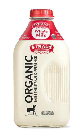 Straus Organic Whole Milk