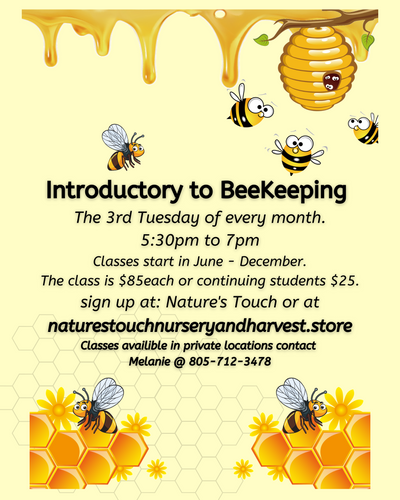 Intro to Bee Class. TUESDAY, August 15th  6:30-8pm